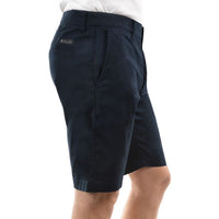Side of Dark Navy Thomas Cook Mens Tailored Fit Mossman Comfort Waist Shorts