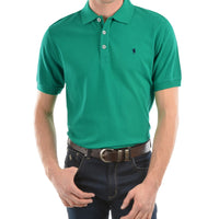 Thomas Cook Men's Tailored Short Sleeve Polo Shirt in Pepper Green