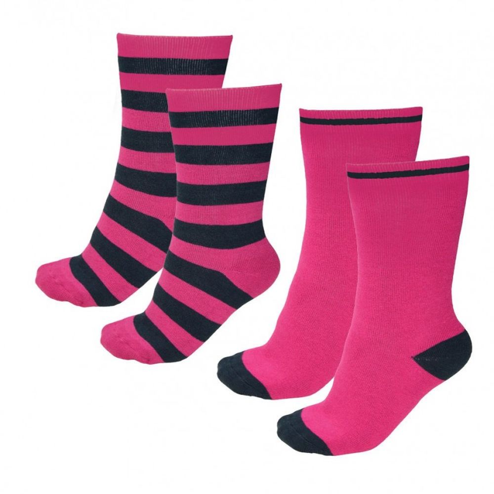 Thomas Cook Thermal Socks in Pink & Navy