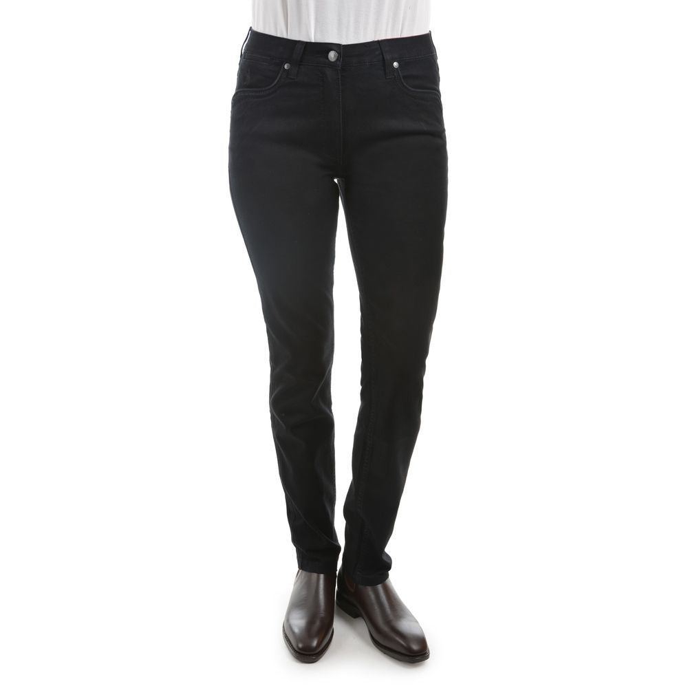 Front view of Thomas Cook Women's Lynda Wonder Jeans in Black