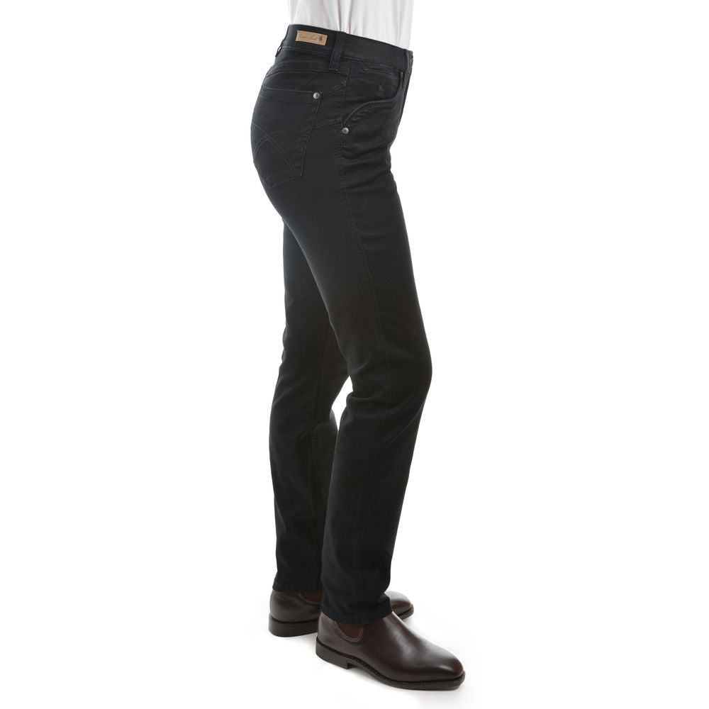Side view of Thomas Cook Women's Lynda Wonder Jeans in Black