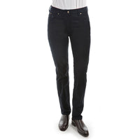 Front view of Thomas Cook Women's Moleskin Wonder Slim Jeans in Navy