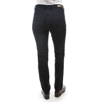 Back view of Thomas Cook Women's Moleskin Wonder Slim Jeans in Navy