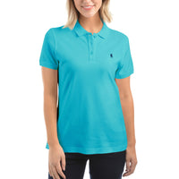 Thomas Cook Women's Classic Polo in Aqua