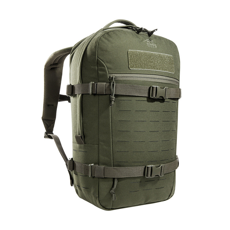 Front of Olive Tasmanian Tiger Modular Daypack XL