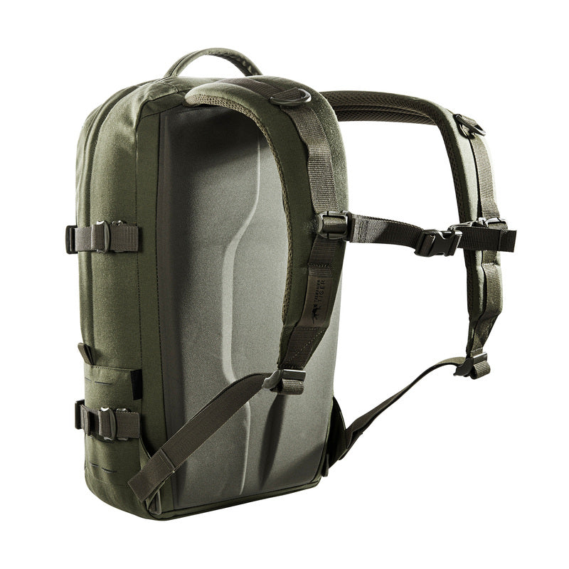 Back of Olive Tasmanian Tiger Modular Daypack XL