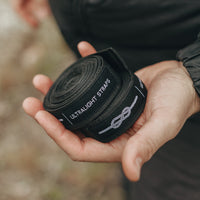 Man holding Alton Goods Ultralight Straps