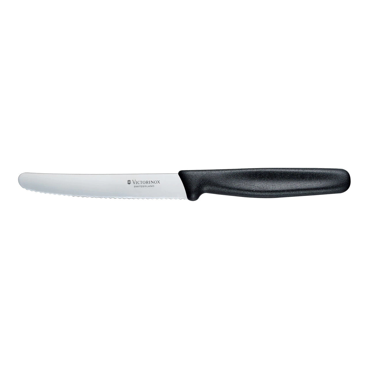 Victorinox Serrated Steak And Tomato Knife Black