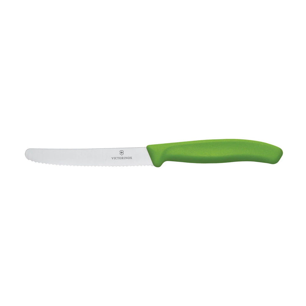 Victorinox Serrated Steak And Tomato Knife Green