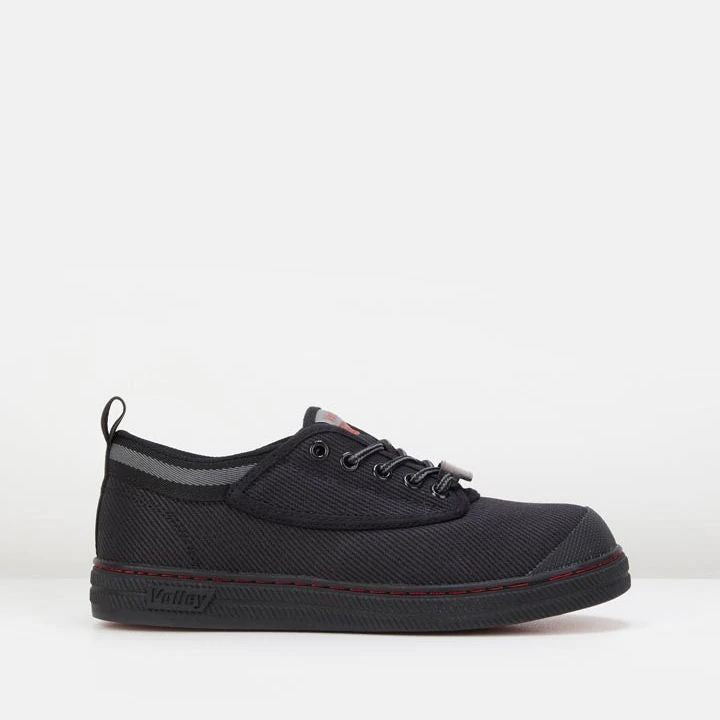 Volley Steel Toe Safety Shoe in Black/Grey