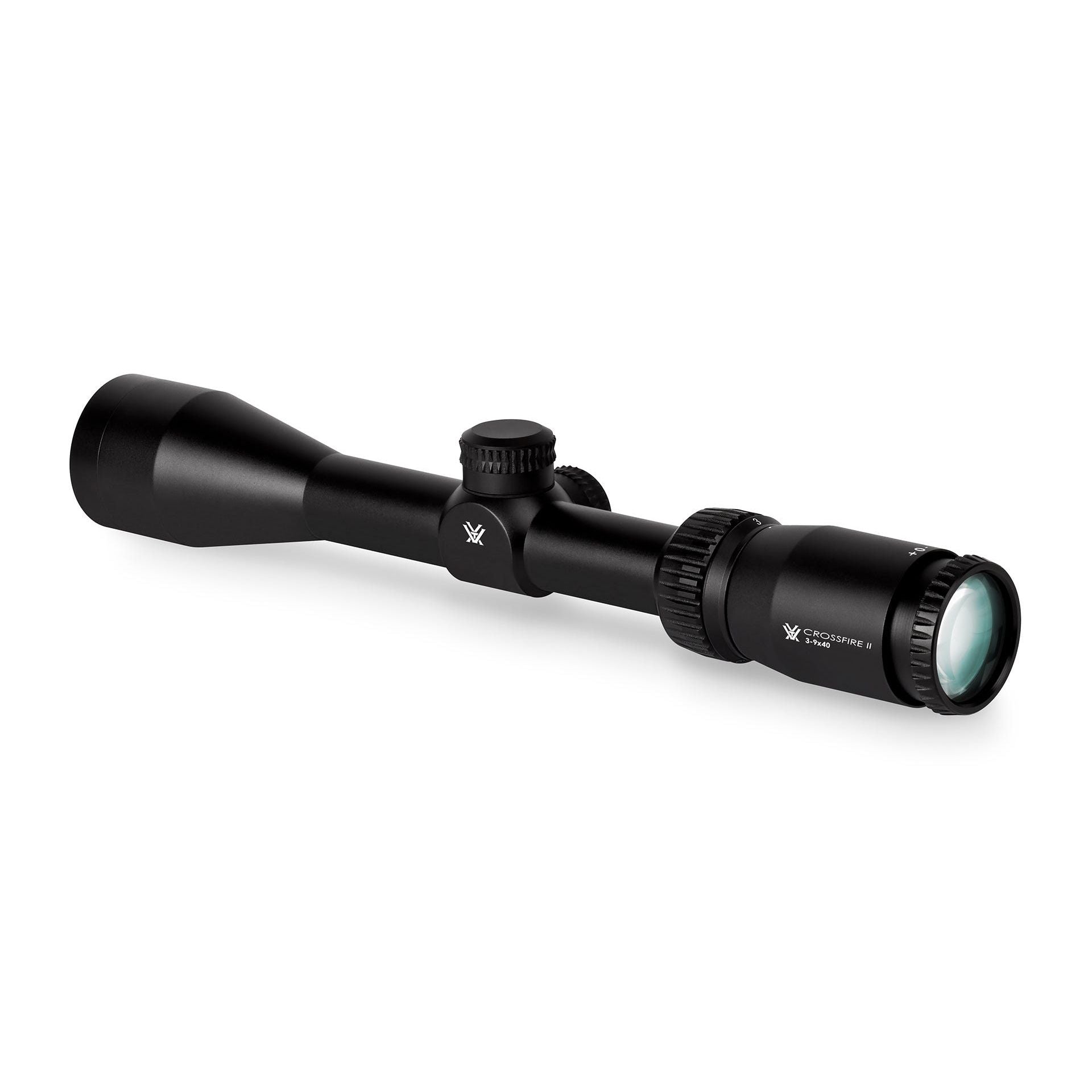 Back of Vortex Crossfire II 3-9X40 V-Plex Reticle Riflescope