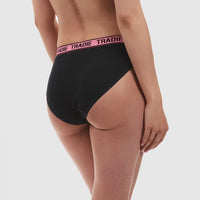 Back of Tradie Ladies Hikini in Black