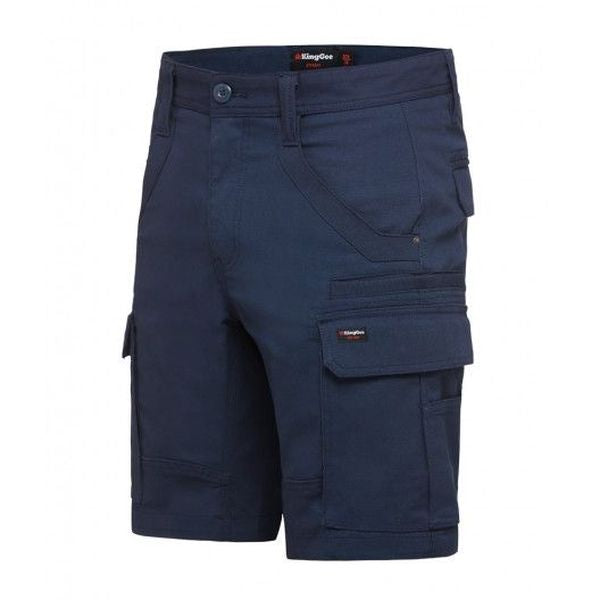 KingGee Tradies Utility Cargo Shorts in Navy