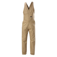Hard Yakka Cotton Drill Action Back Overalls Khaki