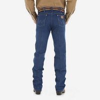 Back view of Wrangler Men's Cowboy Cut Original Fit Rigid Jeans