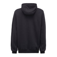 Back view of Hard Yakka Brushed Fleece Work Hoodie in Charcoal