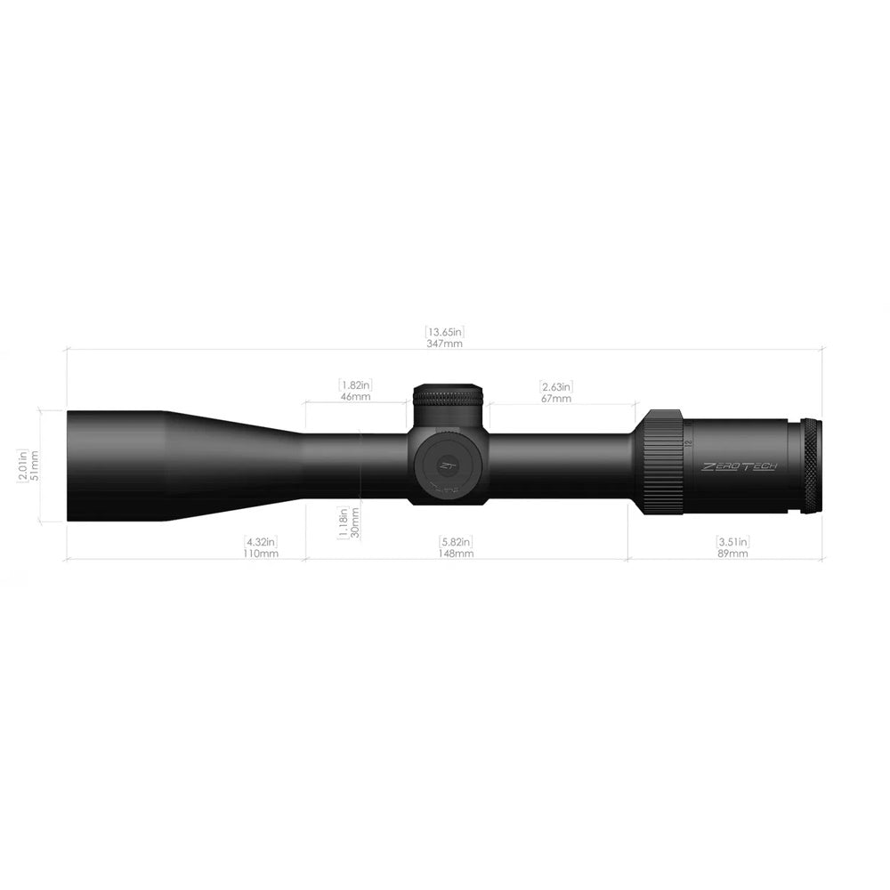 ZeroTech Thrive 3-12x44 1 Inch Duplex Riflescope