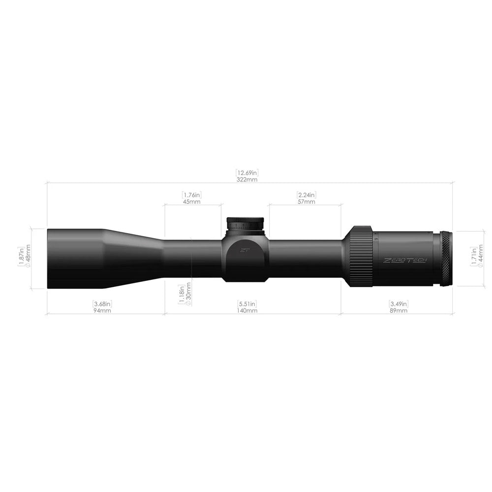 ZeroTech Thrive 3-9x40 30mm Duplex Riflescope