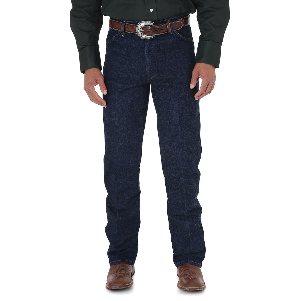 Wrangler® Mens Cowboy Cut® Bootcut Stretch Regular Fit Jeans