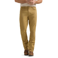 Wrangler® Men's Tough Comfort Regular Fit Canvas Jeans in Kelp