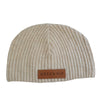 Green Hip Women's Beanie in Light Stone