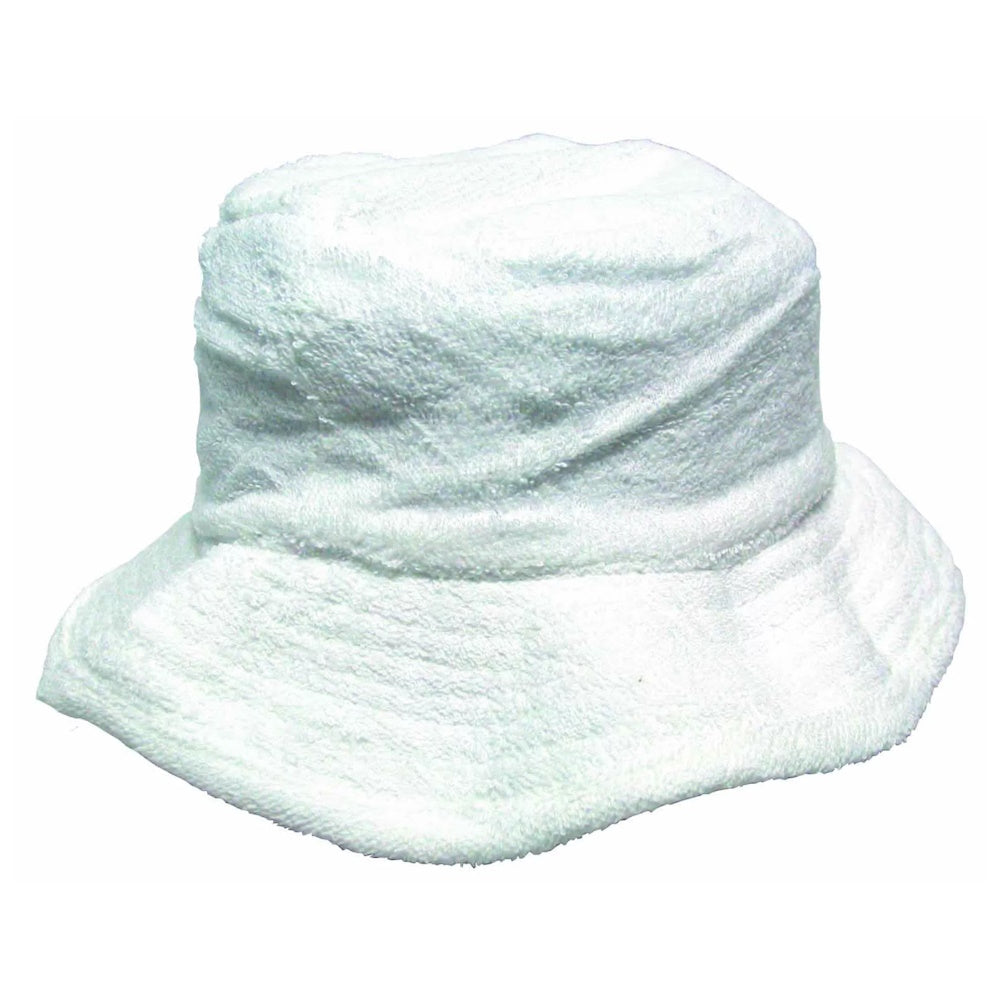 Avenel Terry Towelling Hat in White