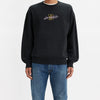 Front of Levi`s Mens Relaxed Graphic Crew in Caviar