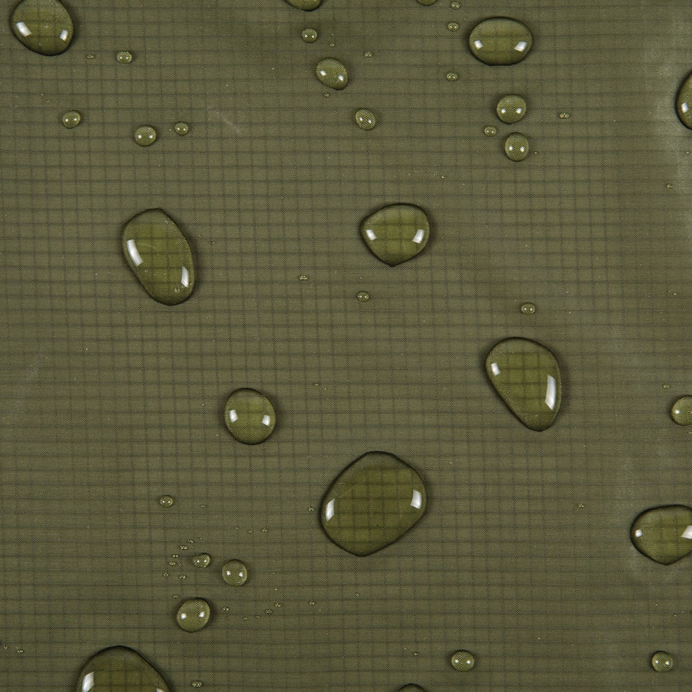 Close up of waterproof fabric on Alton Goods Ultralight 3x3m Tarp