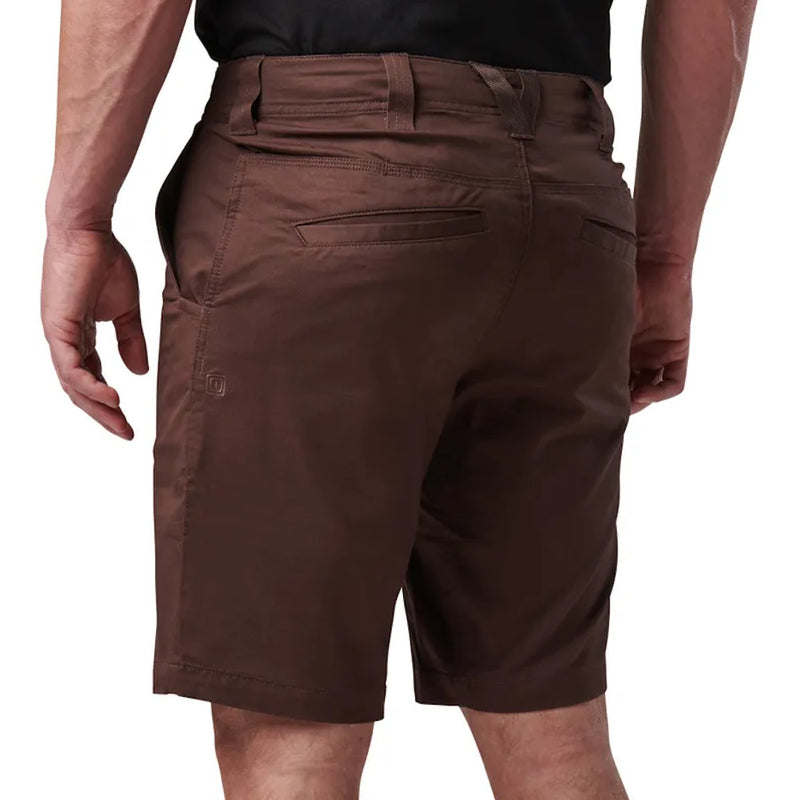 Back of 5.11® Aramis Shorts in Brown