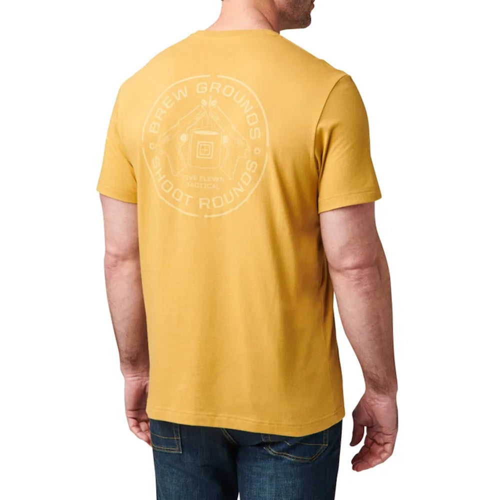 Back of 5.11® Brew Grounds Short Sleeve Tee
