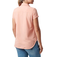 Back of 5.11® Womens Marksman Short Sleeve Shirt in Canyon Sunset