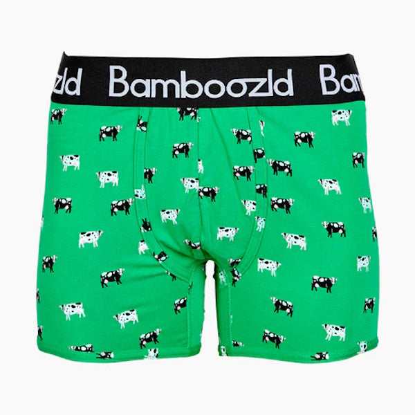 Front of Bamboozld Mens Holy Cow Trunk