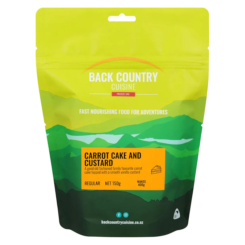 Back Country Carrot Cake and Custard Packet