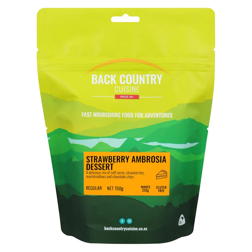 Back Country Strawberry Ambrosia Dessert Packet