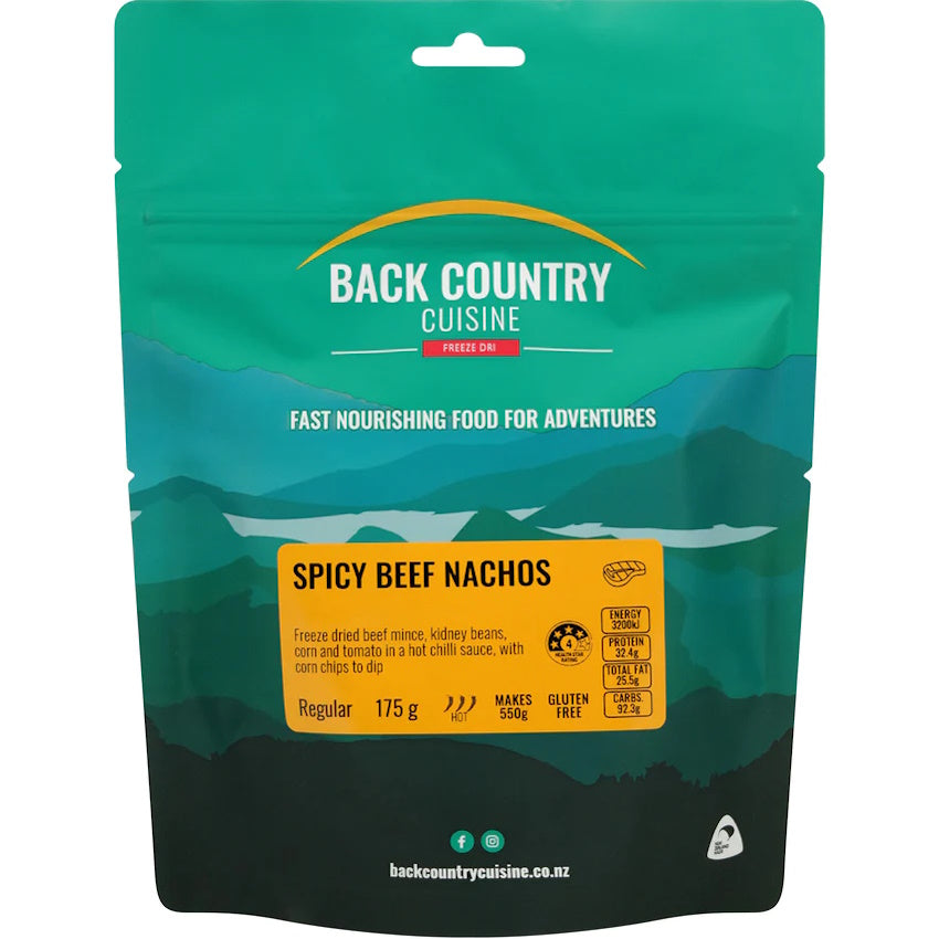 Back Country Spicy Beef Nachos regular serve packet