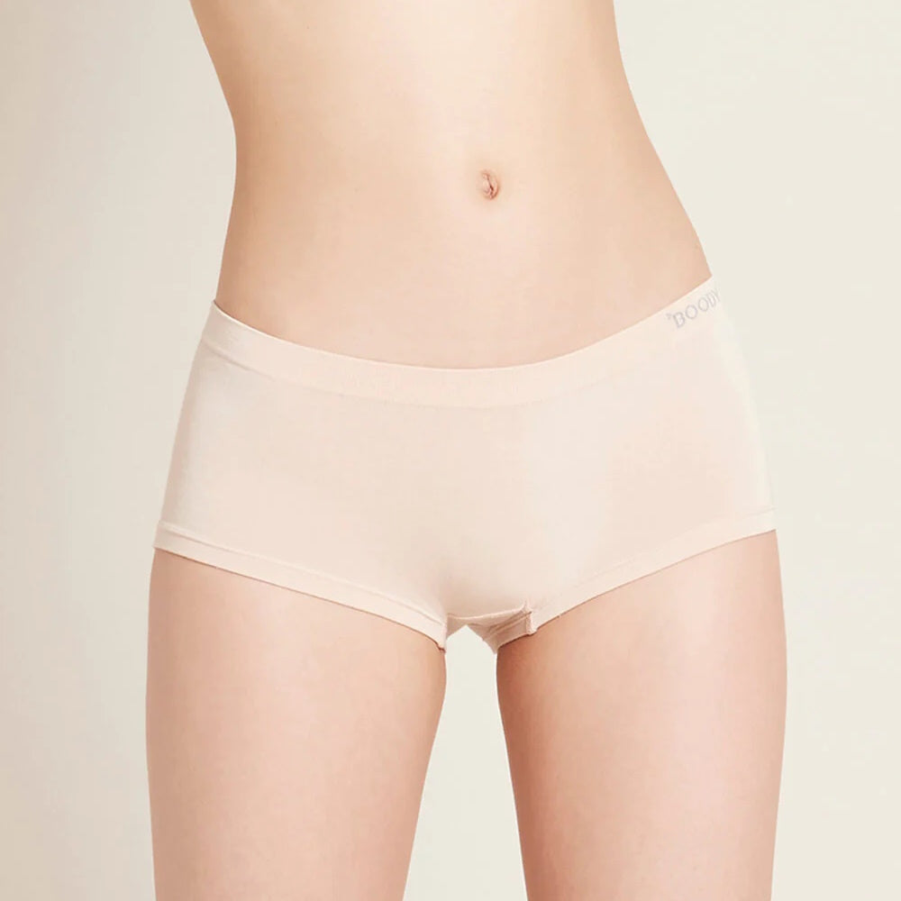 Front of Boody Boyleg Brief in Nude