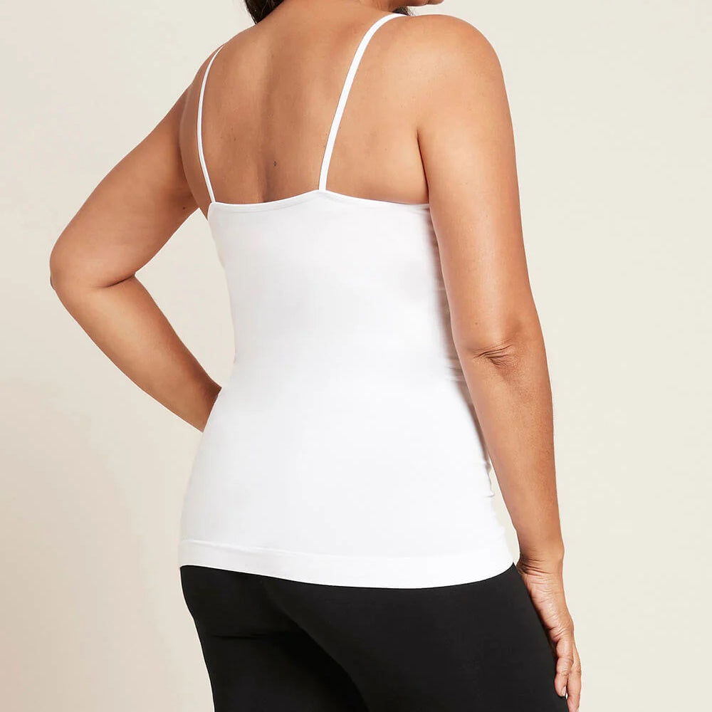 Back of Boody Cami Top in White