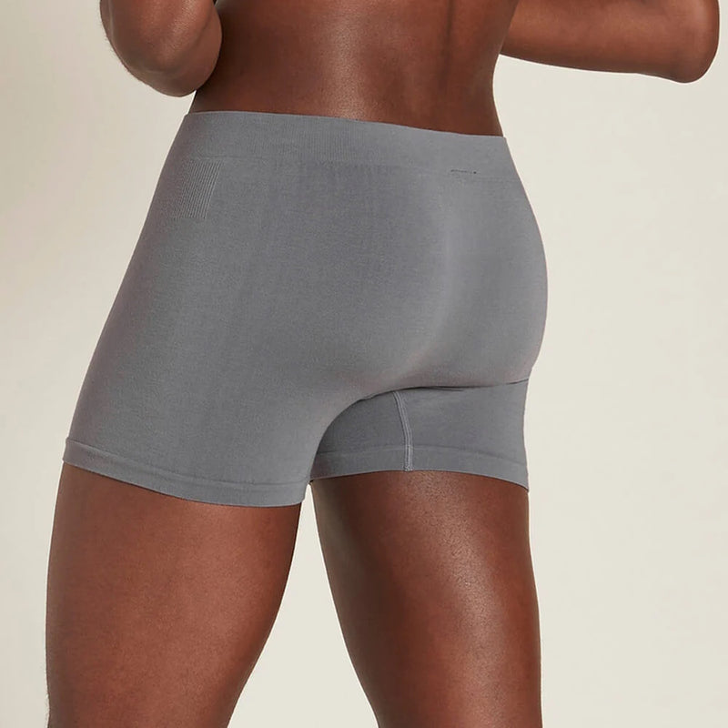 Back of Boody Mens Boxers in Charcoal