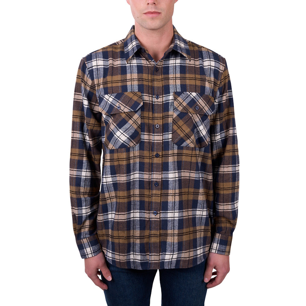 Front of Dux-Bak Men's Halton Thermal Long Sleeve Shirt