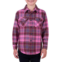 Front of child wearing Dux-Bak Kids Jada Thermal Long Sleeve Shirt