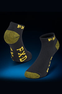 FXD SK-3 Ankle Work Sock Black/Yellow