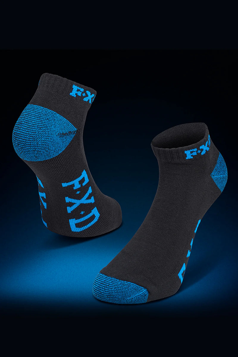 FXD SK-3 Ankle Work Sock Black/Blue