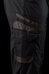 FXD WP-12C Mens Cuffed Elastic Waist Stretch Ripstop Work Pants
