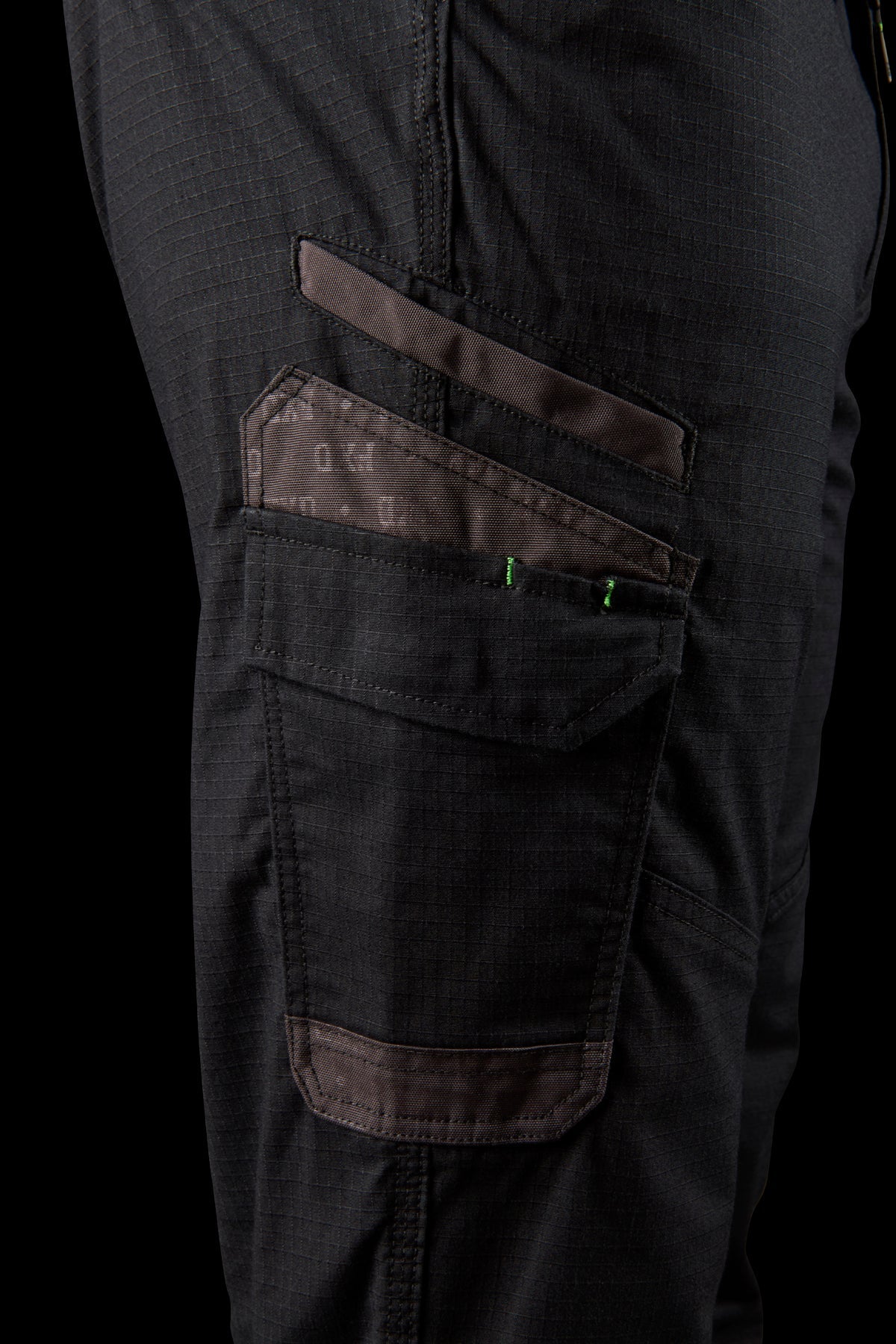 FXD WP-12C Mens Cuffed Elastic Waist Stretch Ripstop Work Pants