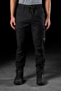 FXD WP-12C Mens Cuffed Elastic Waist Stretch Ripstop Work Pants