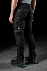 FXD WP-12C Mens Cuffed Elastic Waist Stretch Ripstop Work Pants