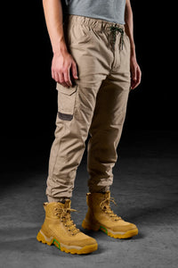 FXD WP-12C Mens Cuffed Elastic Waist Stretch Ripstop Work Pants