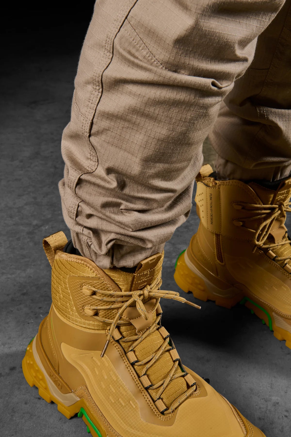 FXD WP-12C Mens Cuffed Elastic Waist Stretch Ripstop Work Pants