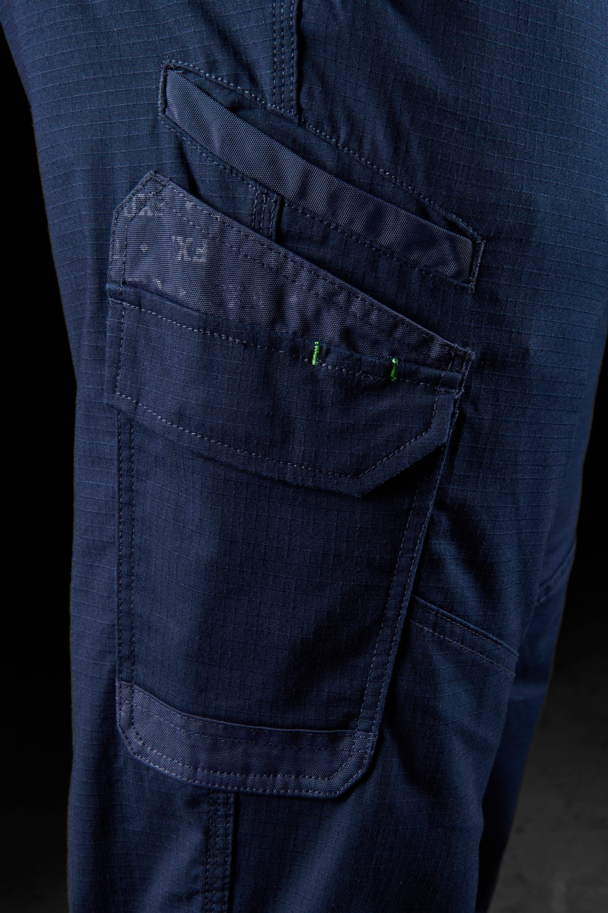 FXD WP-12C Mens Cuffed Elastic Waist Stretch Ripstop Work Pants