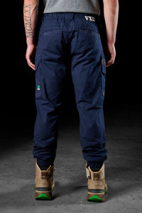FXD WP-12C Mens Cuffed Elastic Waist Stretch Ripstop Work Pants